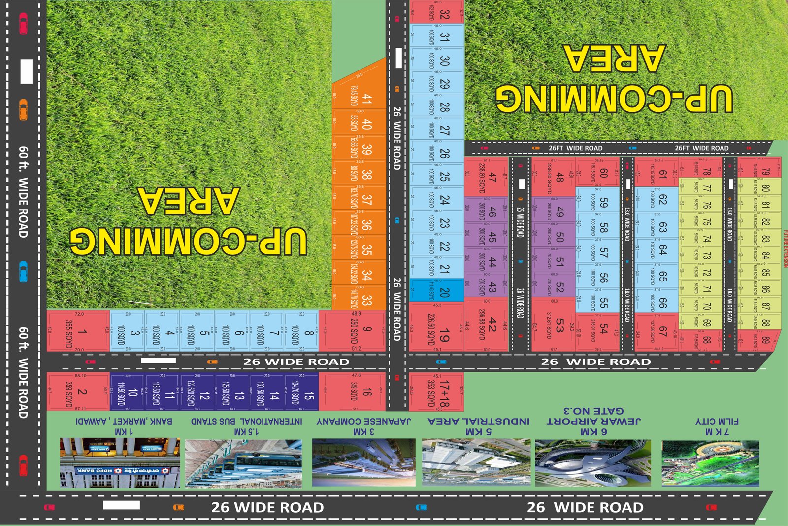 New Noida Plot — official site layout plan at Shikandrabad, Bulandshahr